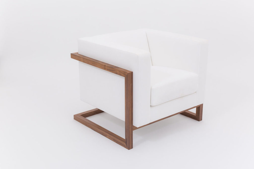 Modern club chair designed by Asa Pingree